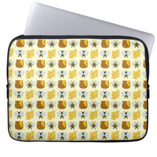 Bee Art For Kids Laptop Sleeve