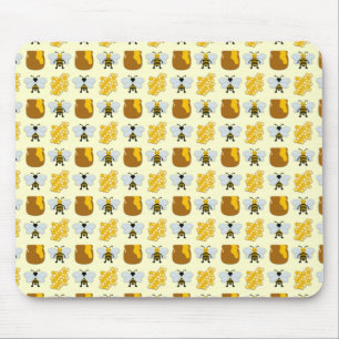 Bee Art For Kids Mouse Pad
