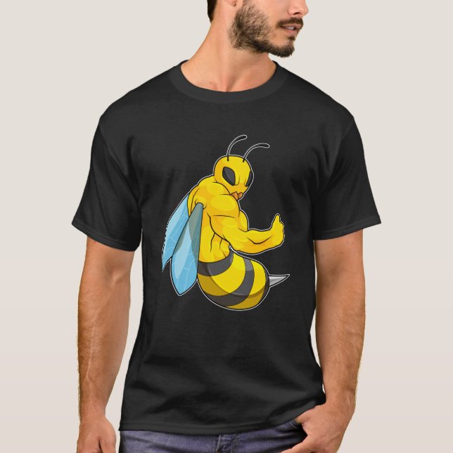Bee as Bodybuilder T-Shirt (Front)