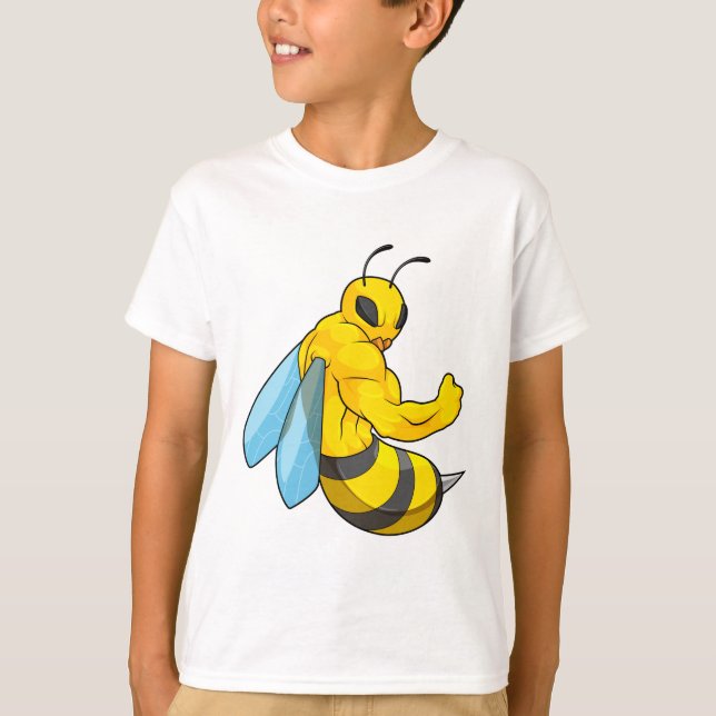 Bee as Bodybuilder T-Shirt (Front)