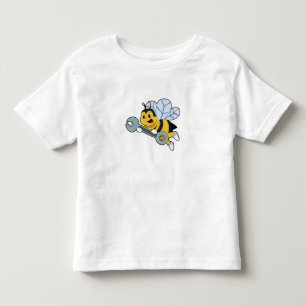Bee as Mechanic with Wrench Toddler T-shirt