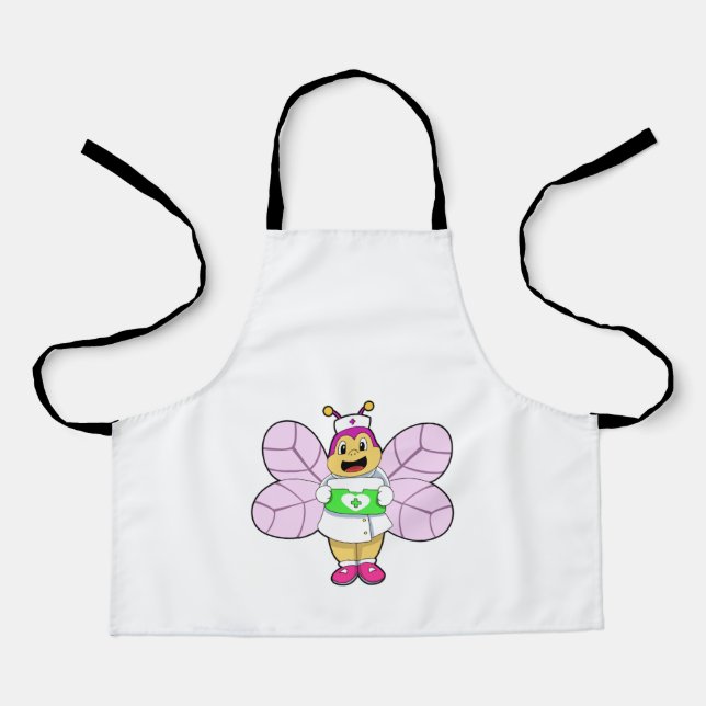 Bee as Nurse with First ait kit Apron (Front)