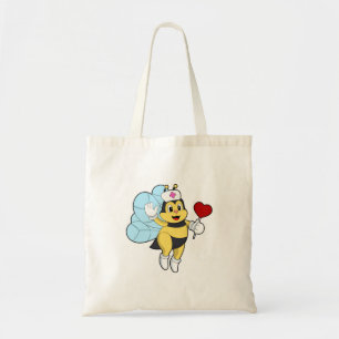 Bee as Nurse with Heart.PNG Tote Bag