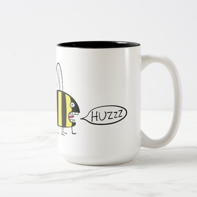 Bee-ast the Bee - 444 ml Two-Tone Mug (Right)