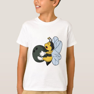 Bee at Bowling with Bowling ball T-Shirt