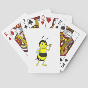 Bee at Darts with Dart Playing Cards