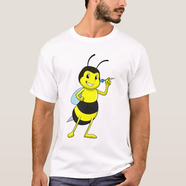 Bee at Darts with Dart T-Shirt (Front)