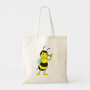 Bee at Darts with Dart Tote Bag