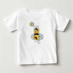 Bee at Volleyball Sports Baby T-Shirt
