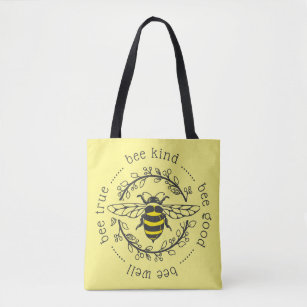 Bee Attitudes Tote Bag