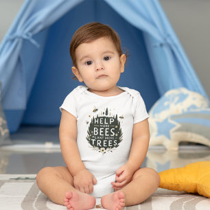 Bee-autiful World Baby Bodysuit