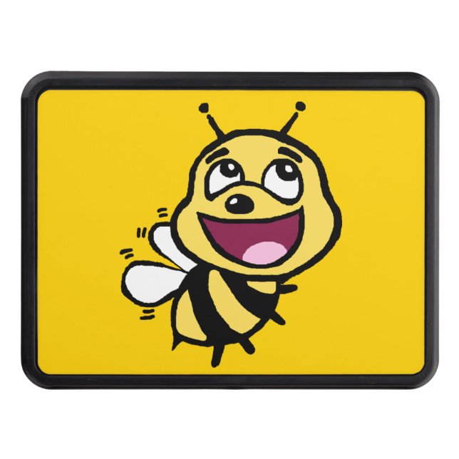 Bee Awesome Trailer Hitch Cover (Front)