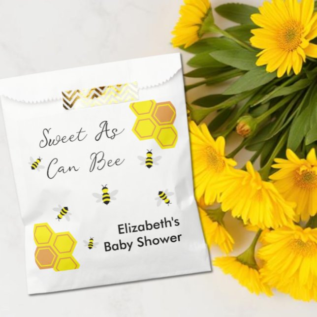 Bee Baby Shower Favour Bag (Creator Uploaded)