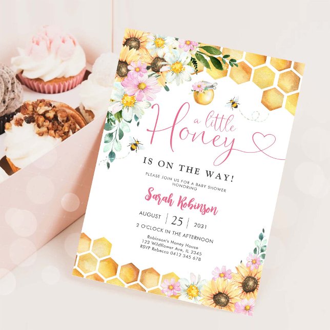 Bee Baby Shower Invitation (Creator Uploaded)