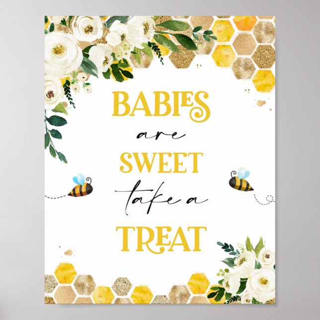 Bee Baby Shower Party Sign Mommy To Bee Decor Sign (Front)