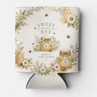 Bee Baby Shower Sweet As Can Bee Gender Neutral Cooler