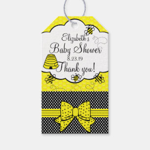 Bee Baby Shower Thank You Gift Tags