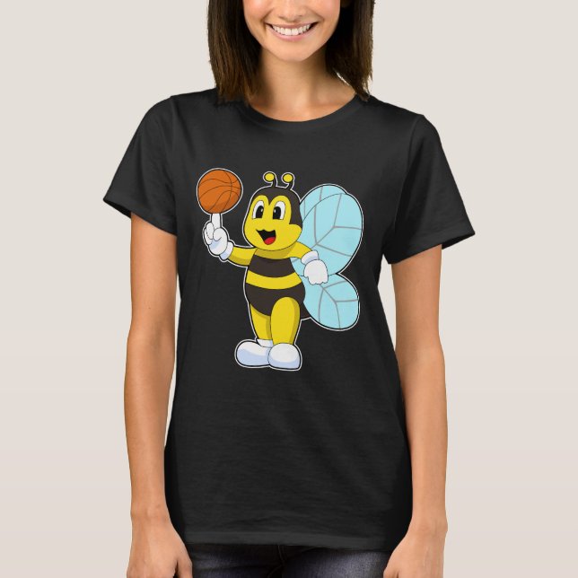 Bee Basketball player Basketball T-Shirt (Front)