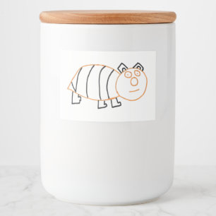 Bee Bear Food Label