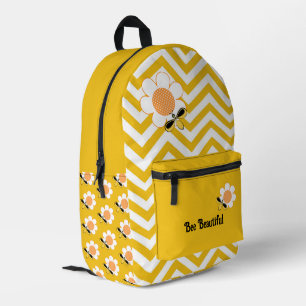 Bee Beautiful Print Cut Sew Backpack