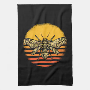 Bee Beekeeper Beekeeping Retro Gift Kitchen Towel