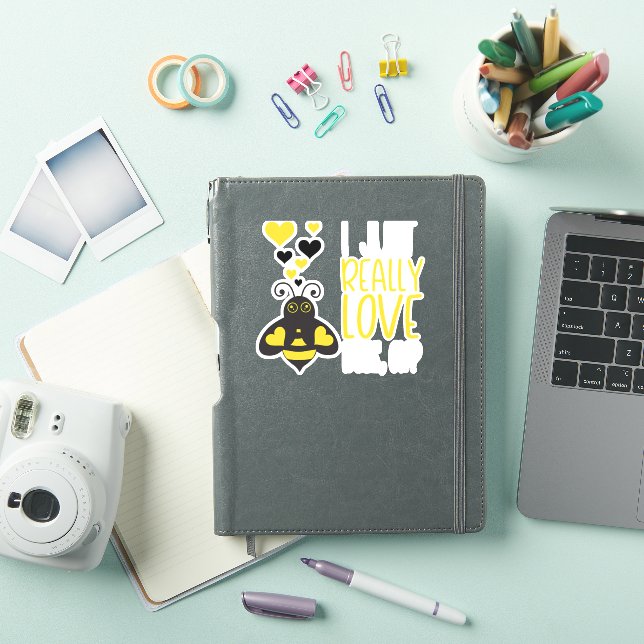 Bee Beekeeper Cute Bee Lover I Just Really Love Be (iPad Cover)