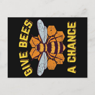 Bee Beekeeper Design Bee Gifts ,I Love Bee Honey Postcard
