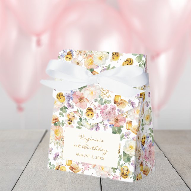 Bee Birthday Favor Box (Bee Birthday Favor Boxes
)