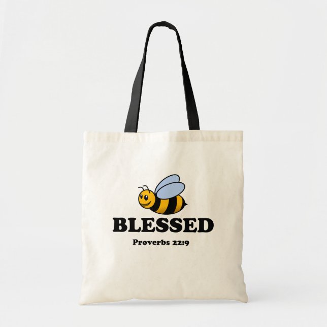 BEE Blessed Tote Bag (Front)