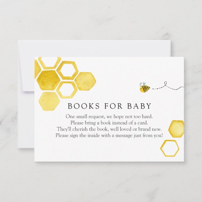 Bee Books for Baby Enclosure Card (Front)