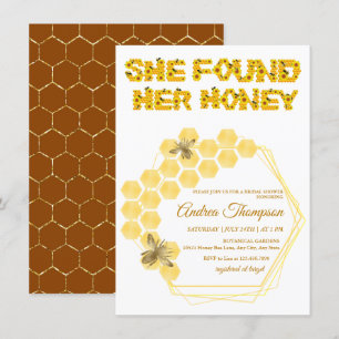Bee Bridal Shower Invitation She Found Her Honey