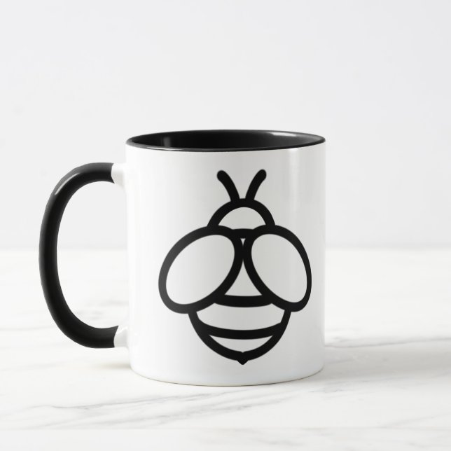 Bee bumblebee honey bee graph design image mug (Left)