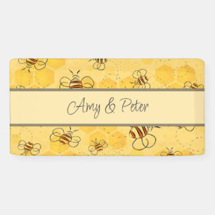 Bee Buzzing Honey Bees Cute  Banner