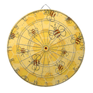 Bee Buzzing Honey Bees Cute Dartboard