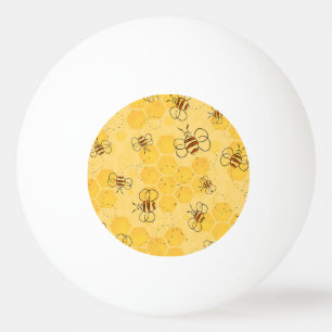 Bee Buzzing Honey Bees Cute  Ping Pong Ball