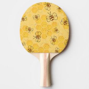 Bee Buzzing Honey Bees Cute  Ping Pong Paddle
