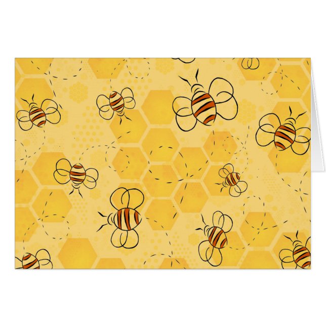 Bee Buzzing Honey Bees mignonne (Devant horizontal)