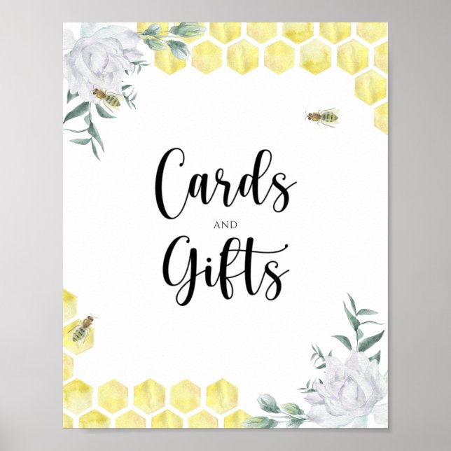 Bee - Cards and Gifts Poster (Front)