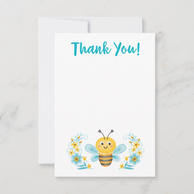 Bee Carte de remerciements (Devant)