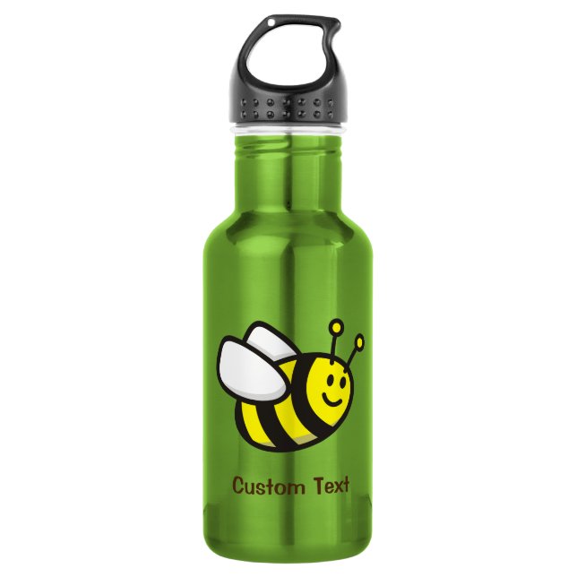 Bee Cartoon 532 Ml Water Bottle (Front)