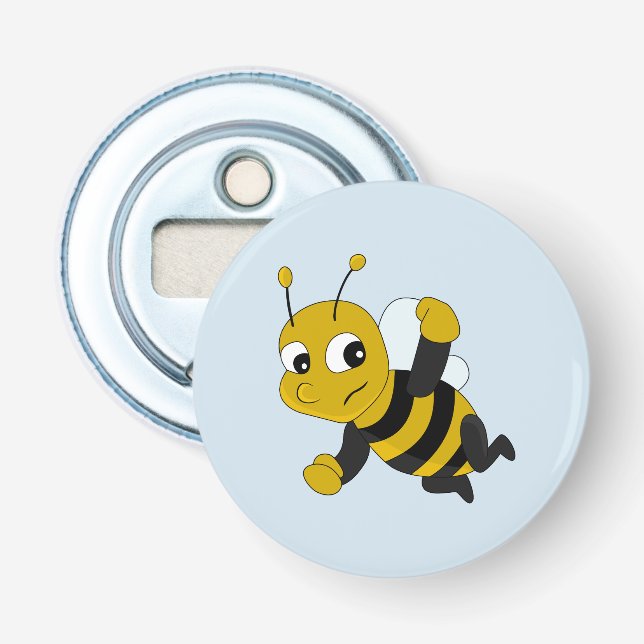 Bee cartoon bottle opener (Front)