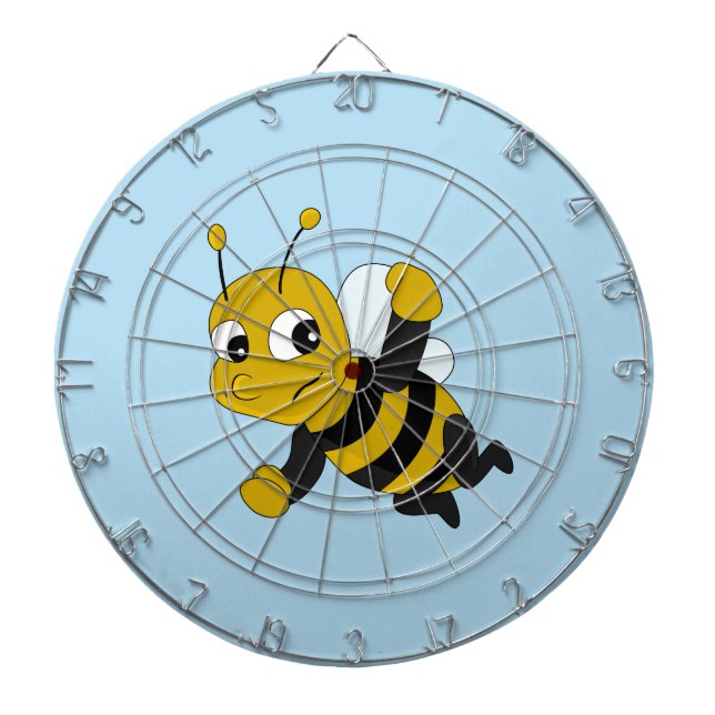Bee cartoon dart board (Front)