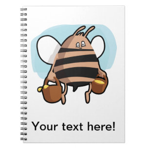 Bee cartoon notebook