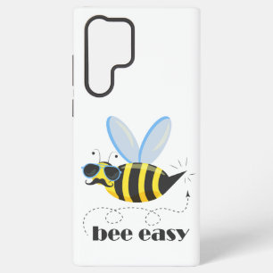 Bee character with moustache sunglasses Bee Easy Samsung Galaxy Case