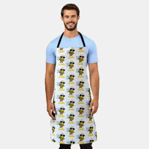 Bee Cool   Funny Trendy Bee Customizable Apron