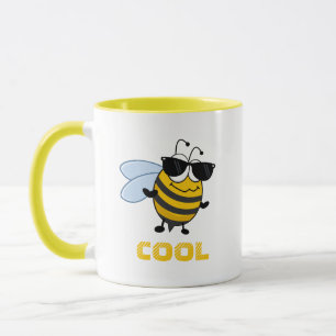 Bee Cool Funny Trendy Bee Customizable Mug