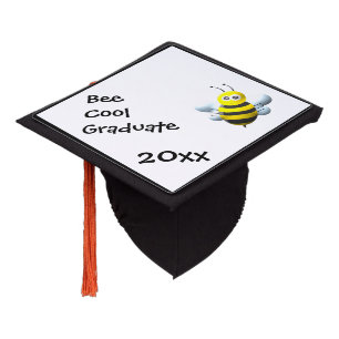 Bee Cool Graduate Custom Graduation Year Cap Topper