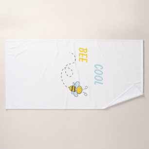 Bee Cool Personalized Bath Towel Set