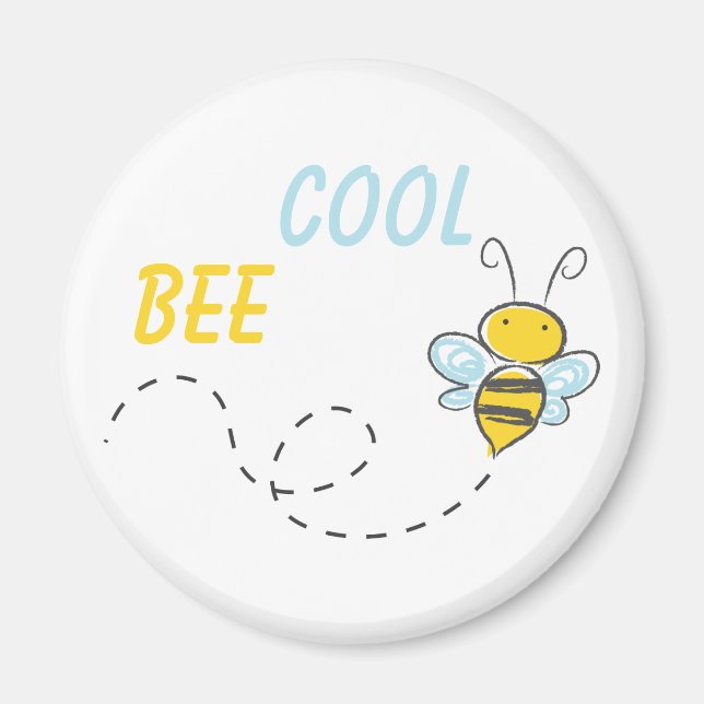 Bee Cool personalized Magnet (Front)