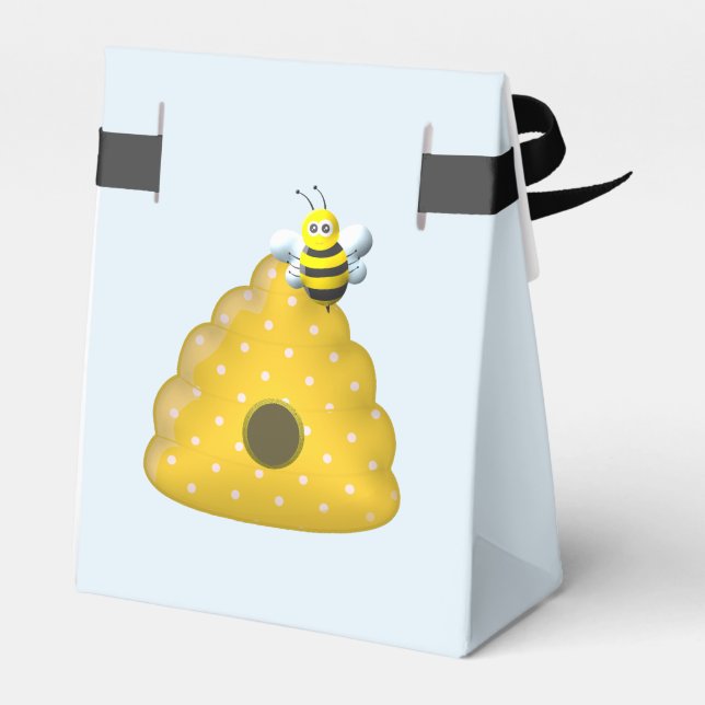 Bee Cool with Bee Hive Favor Box (Back Side)
